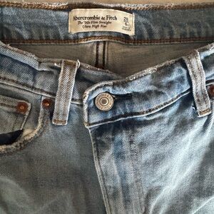 Abercrombie & Fitch Light Blue High Rise Jeans
